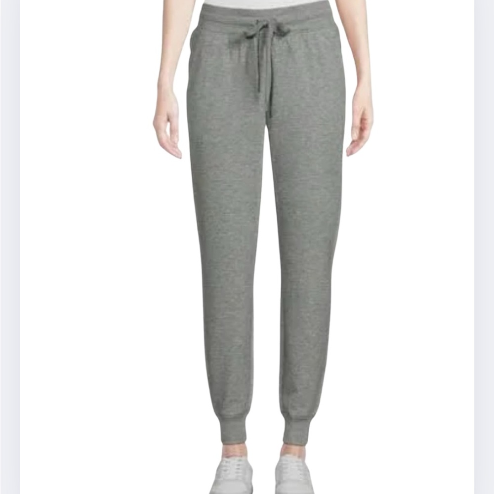 Athletic Works Gray Jogger Track Pants Relaxed Fit